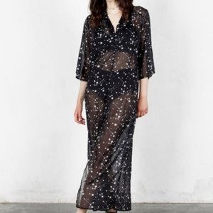Disturbia Sheer Cosmos Kaftan